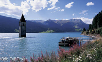 Etsch-Radreise von Nauders bis zum Gardasee für 2 Personen